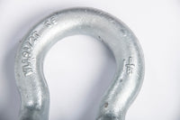 2 pcs 1-1/8" Bow Shackle w Screw Clevis Pin Rigging Towing 9.5 Ton 21000 lb WLL