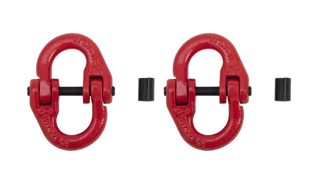 2x Chain Coupling Link 3/8" G80 grade 80 Hammer Lock Connector 7100lb Hammerlink