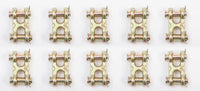 10x Twin Clevis Safety Chain Repair Link 3/8" Double G70 Truck Trailer 6600 WLL