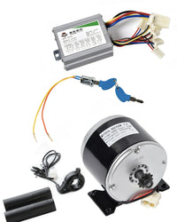 350W 36V DC electric motor 1016 kit w Speed controller+Thumb Throttle+Key Lock