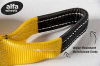 Tow Strap Winch Rescue 10ft 9T 3" 20000lbs Tree Saver rigging Mud 3x10 Snow Mud