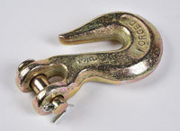 6x G70 3/8" Clevis Grab Hooks Tow Chain f Flatbed Trailer Tie Down Hauling Rig