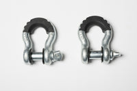 (2) Galvanized 3/4" D-Ring Bow Shackle 10500lbs Pin & no noise vibration Reducer