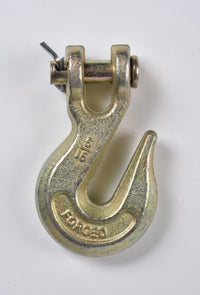 2x G70 5/16" Clevis Grab Hooks Tow Chain f Flatbed Trailer Tie Down Hauling Rig