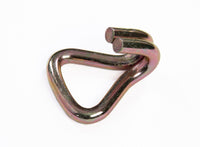 8 pcs - 2" Heavy Duty Double J Wire Hook tie down strap cargo webbing rigging