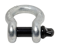 Premium Nickel D-Ring 3/4" Bow Shackle w Black 7/8" Screw Pin 10500 LB Capacity