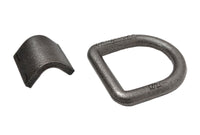 4x D Ring 1/2" Weld-On Tie Down Flatbed Truck Trailer Ratchet Strap Cargo Anchor