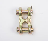 Twin Clevis Safety Chain Repair Link 3/8" Double G70 Truck Trailer 6600 WLL