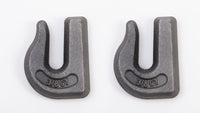 2 Weld on Grab Chain Hooks 3/8" Tractor Bucket Trailer Rigging Tow WLL 6600 lbs