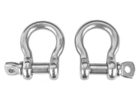 2x 5/8" Marine Bow Shackle Stainless Steel 304 Clevis D-Ring Sailboat Rigging