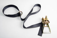 12pc Lasso Wheel Tow Truck Tie Down Axle Strap Ratchet J Finger Hook Tire Black