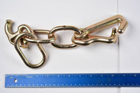 4xRTJ Cluster Hook Tow Truck Car Hauler Trailer Auto Body Frame Hook WLL 4,700lb