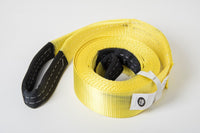 2x Tow Strap 20 ft 3" 6.5 TON YELLOW 3x20 winch sling off-road ATV UTV recovery