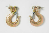 2x Clevis Slip Hooks G70 1/4" f ATV Quad Winch Cable Chain Hook Tie Down Towing