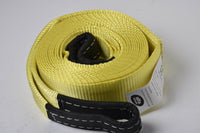 2x 3" 3x20ft 20000lbs Tow Strap winch tree saver w D-Ring Bow Shackle Recovery