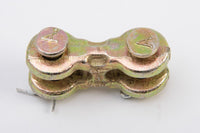 2x Twin Clevis Safety Chain Repair Link 1/4" 5/16" G70 Truck Trailer 4700WLL