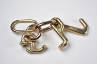 2xRTJ Cluster Hook Tow Truck Car Hauler Trailer Auto Body Frame Hook WLL 4,700lb