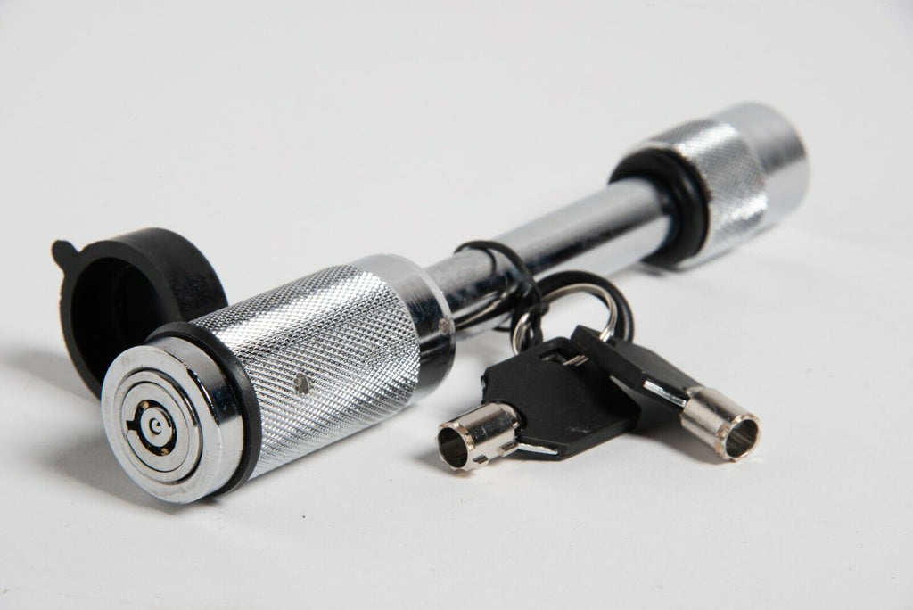Hitch Pin Lock Swivel With 2 Keys & Cover truck trailer Receiver 5/8" universal