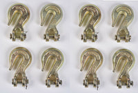 8x Clevis Grab Hooks G70 5/16" Tow Chain f Flatbed Trailer Tie Down Hauling Rig