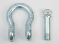 2x Bow Shackles 1 1/4" w Screw Clevis Pin Rigging Lift Crane 12Ton 26400lb WLL
