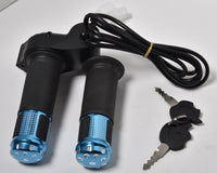 250W 24V DC scooter electric Pulley motor+speed controller+Blue Digital Throttle