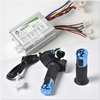 Electric Motor Speed Controller & Throttle 350W 36V DC box Blue Digital display